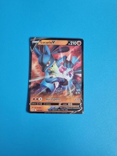 Lucario V Pokemon Card from Fusion Strike (146/246)