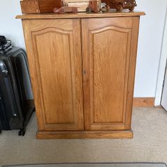 Solid oak cabinet