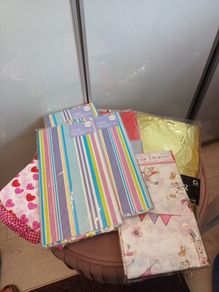 Water resistant plastic table cloths x 8