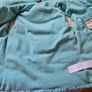 Nike fleece puffer vest Size large girls 26" long turquoise in excellent condition Image 8
