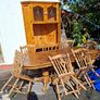 Pine Table With 7 Chairs, have to go, No Room Image 4