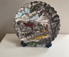 Myott Royal Mail  Staffordshire 9 inch plate