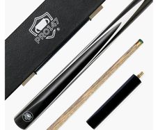 PRO 3/4 Piece 57 Inch Ash Shaft Snooker Cue Set with Case and Mini Butt + 9.5mm Tip - FREE DELIVERY