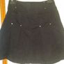 Camaieu black  flared skirt size UK16 EU44 Postage included Image 2