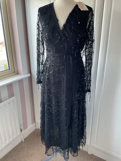 dress Bnwt black occasion dress size s/m Lilie rose brand