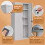 Multi purpose storage cabinet (Grey) - FREE DELIVERY Image 3