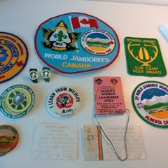 Vintage XV World Scout Jamboree Alberta Canada Memorabilia Lot - Calgary Stampede