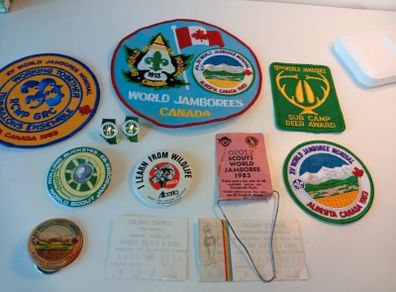 Vintage XV World Scout Jamboree Alberta Canada Memorabilia Lot - Calgary Stampede