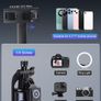 Phone Tripod with 2 LED Fill Lights & Removable Remote, All-in-One Extendable Selfie Stick Tripod for iPhone, Android & Camera, Ideal for Selfies, Vlogging & Video Recording Image 5