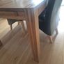 Solid Oak Dining Table Image 4