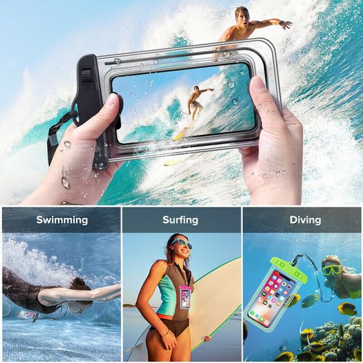 Waterproof Underwater Phone Case Dry Bag Pouch For Smartphones Universal swim