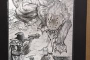 Original Simon Bisley Comic Art Dreadstalker The Tower Chronicles