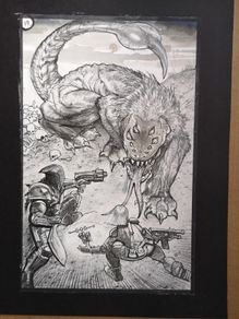Original Simon Bisley Comic Art Dreadstalker The Tower Chronicles