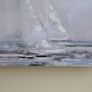 Nautical Theme Canvas Wall Art in Shades of Blue and Grey Image 3