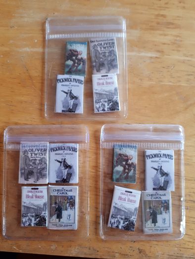 Miniature books for dolls house