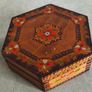 Antique Vintage Wooden Wood Box Holder Case Chest Image 7