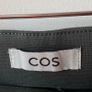 COS Olive Green Slim Fit Ankle Zip Trousers Pants Image 4