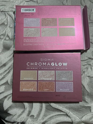 Sigma beauty chrom A glow highlighter palette limited edition
