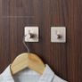 Stainless Steel Self Adhesive Wall Coat Rack Key Holder Rack Towel Hooks Clothes Rack Hanging Hooks Bathroom Accessories Image 2