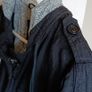 Black Parka Style Jacket with Hood Image 5