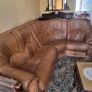 Leather Corner Suite with storage Image 2