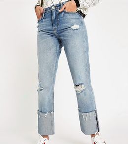 River Island Turn Up Jeans