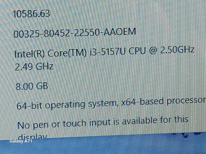 HP Pavilion 15.6 inch Laptop, Blue, Intel Core i3-5157U, 2.5GHz, 8GB Ram, 1 Terrabyte HDD, Windows 10, Microsoft Edge, Opera, Firefox, avast, VLC