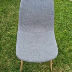 8 Dining Chairs - Grey