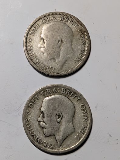 Silver Sixpences X2.