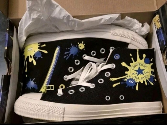 Converse Splatoon 3 All Star Chuck Taylor black sneakers Nintendo Limited 2024