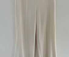Gallery Cream Wide Leg Trousers