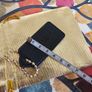 Coach Black Leather Bag Tag / Authentic / NEW Image 4