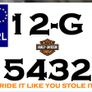 Custom Motorbike Plates Image 6