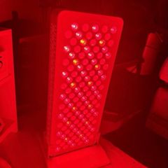 Red light therapy panel with stand