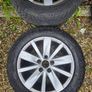 vw alloys x2 pair Image 2