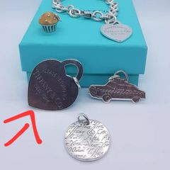 Vintage Tiffany & Co. Silver Return to Heart/Pendant