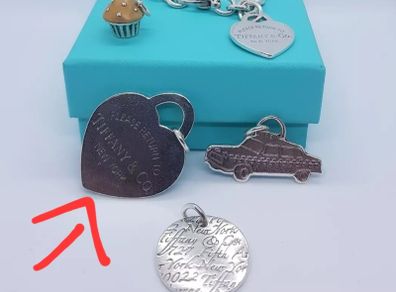 Vintage Tiffany & Co. Silver Return to Heart/Pendant