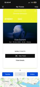 Duke Dumont ticket