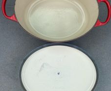 Le Creuset Oval Casserole Dish Dutch Oven Cast Iron Red 29 Made in France