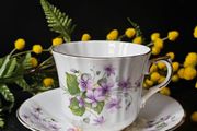 Vintage Royal Windsor Fine Bone China Tea Cup &amp; Saucer