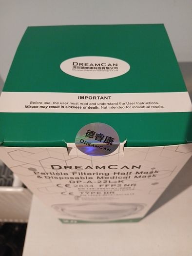 DreamCan Disposable Face Mask FFP2
