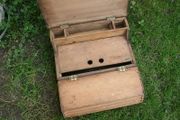 Antique Wooden Chest 15" x 10" H-6"