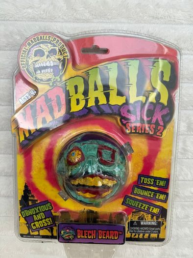 Madballs Blech Beard Sick Series 2 Mad Balls Damaged Box Please see photos