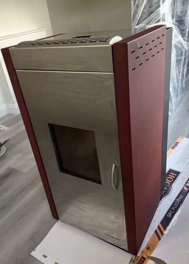 Wood pellet burner