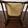 Set of 8 Vintage Italian Walnut Dining Chairs 1950s Image 8