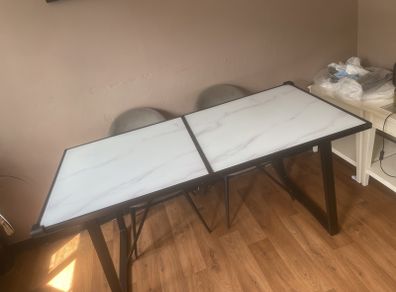 glass table