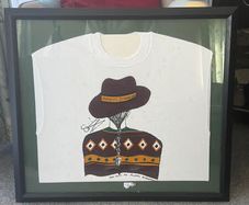 Framed TShirt Signed by Sting
