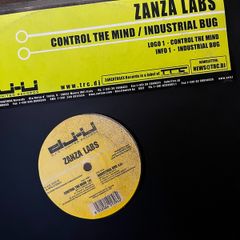 Zanza labs - control the mind / industrial bug 12" vinyl