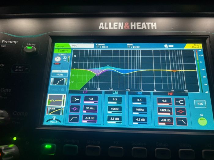 A&H SQ6 including flight case