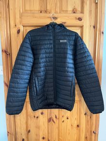 NICCE bubble puffer rain jacket in black